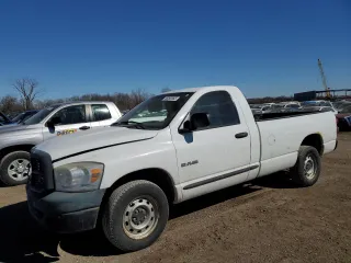 2008 Dodge 1500 ST with VIN 1D7HA16K78J157115, listed as a Copart auction lot 46392055 with 161,645 mi miles and Salvage Title. Bid and sale history available at DreamBid. Image 1.