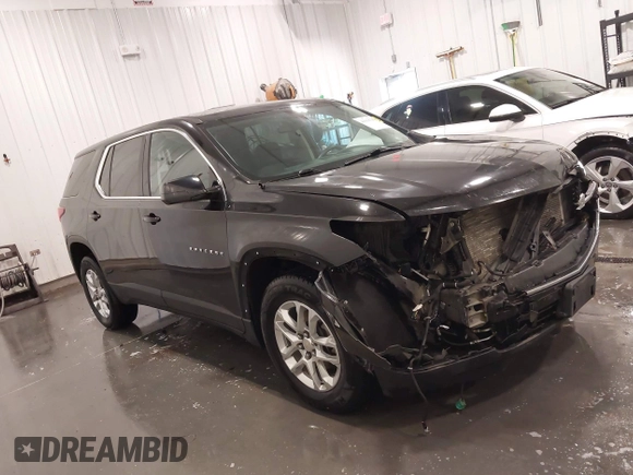 2018 Chevrolet Traverse LS with VIN 1GNEVFKW7JJ257543, listed as a IAAI auction lot 41619706 with 113,208 mi miles. Bid and sale history available at carsss.com. Image 14.