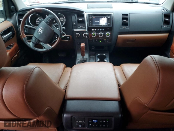2019 Toyota Sequoia Platinum with VIN 5TDDY5G11KS168154, listed as a Copart auction lot 84562834 with 80,463 mi miles and Salvage Title. Bid and sale history available at carsss.com. Image 8.