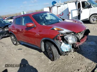 2017 Nissan Juke SL with VIN JN8AF5MR6HT703657, listed as a Copart auction lot 79809844 with 79,015 mi miles and Salvage Title. Bid and sale history available at carsss.com. Image 4.