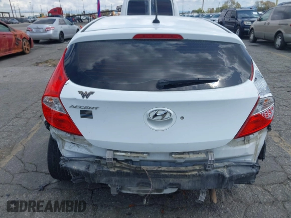 2017 Hyundai Accent SE with VIN KMHCT5AE1HU343041, listed as a IAAI auction lot 41846628 with 106,801 mi miles and . Bid and sale history available at DreamBid. Image 13.