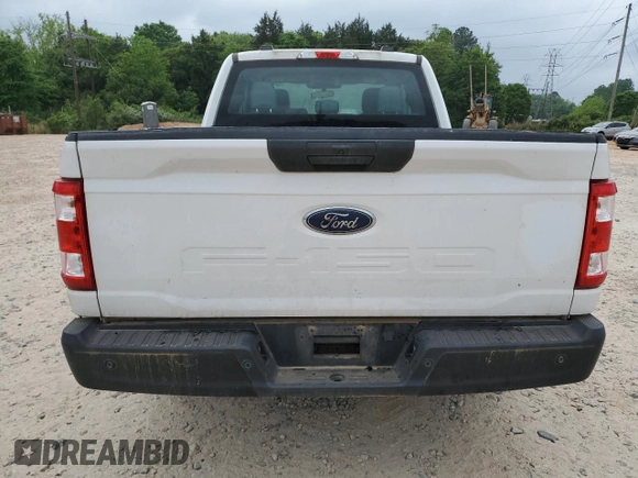 2021 Ford F-150 XL with VIN 1FTEX1CB2MKD30365, listed as a Copart auction lot 53964295 with 187,469 mi miles and Clean title. Bid and sale history available at DreamBid. Image 6.