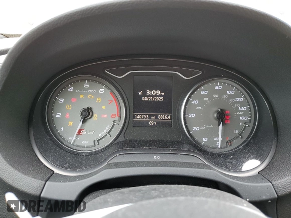 2016 Audi S3 Prestige z VIN WAUF1GFF4G1064409, wystawiony jako Copart lot #53880545 z przebiegiem 140 793 mil mil oraz Szkody całkowita. Historia ofert i sprzedaży dostępna na DreamBid. Obrazek 9.