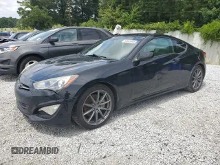 2014 Hyundai Genesis Coupe Premium with VIN KMHHT6KDXEU119859, listed as a Copart auction lot 65959445 with 124,491 mi miles and Clean title. Bid and sale history available at DreamBid. Image 1.