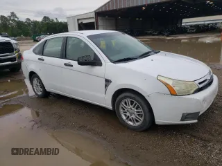 2008 Ford Focus SE with VIN 1FAHP35N58W297866, listed as a Copart auction lot 55307685 with 246,122 mi miles and Salvage Title. Bid and sale history available at DreamBid. Image 4.
