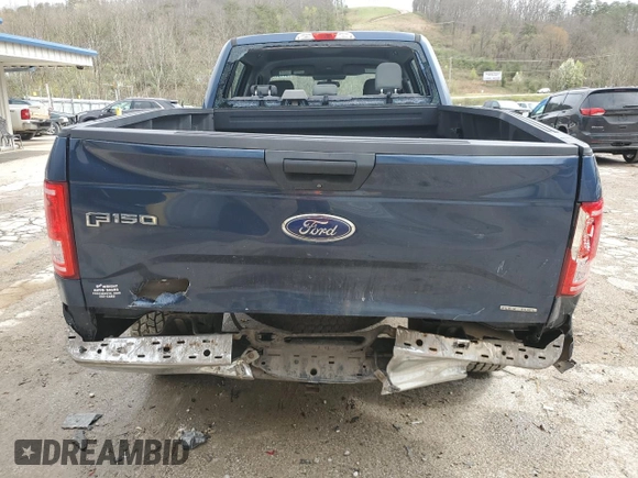 2016 Ford F-150 XLT with VIN 1FTFW1EF8GFC32767, listed as a Copart auction lot 51154705 with 122,855 mi miles and Salvage Title. Bid and sale history available at DreamBid. Image 6.
