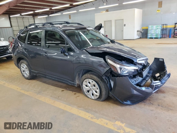 2020 Subaru Forester with VIN JF2SKADC7LH523665, listed as a Copart auction lot 56283615 with 95,370 mi miles and Salvage title. Bid and sale history available at DreamBid. Image 4.