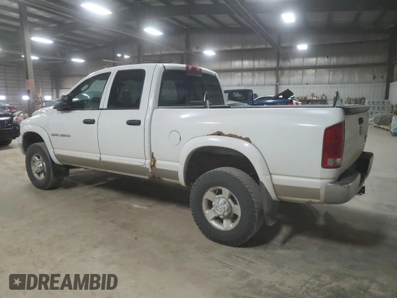 2003 Dodge Ram 2500 ST with VIN 3D7KU28C23G798322, listed as a Copart auction lot 71895634 with 274,884 mi miles and Salvage Title. Bid and sale history available at carsss.com. Image 2.