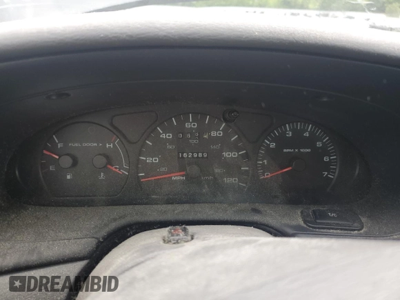 2001 Ford Taurus SEL with VIN 1FAFP56S01A258399, listed as a Copart auction lot 58963115 with 162,989 mi miles and Salvage title. Bid and sale history available at DreamBid. Image 9.