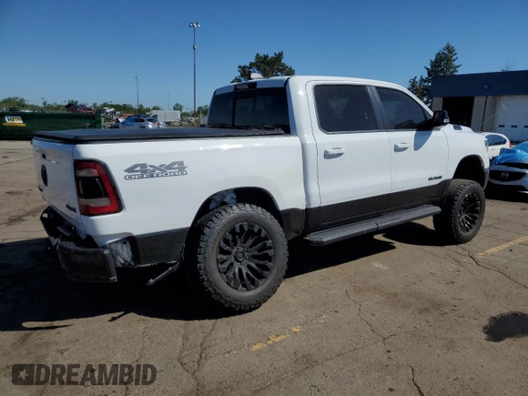 2022 Ram 1500 Big Horn with VIN 1C6SRFFT1NN320531, listed as a Copart auction lot 57347105 with 19,683 mi miles and Clean title. Bid and sale history available at DreamBid. Image 3.