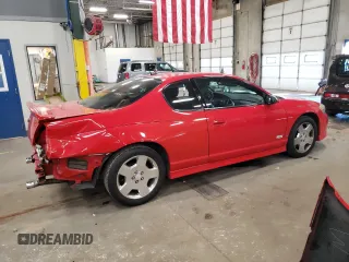 2006 Chevrolet Monte Carlo SS with VIN 2G1WL16C069222599, listed as a Copart auction lot 73144014 with 56,617 mi miles and Salvage Title. Bid and sale history available at carsss.com. Image 3.