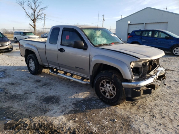 2004 GMC Canyon SLE Z71 with VIN 1GTDT196148129992, listed as a Copart auction lot 86864254 with 0 mi miles and Salvage Title. Bid and sale history available at carsss.com. Image 4.