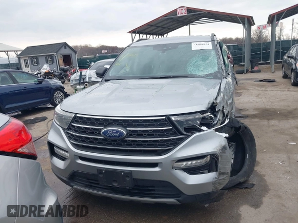 2021 Ford Explorer XLT with VIN 1FMSK8DH6MGC50773, listed as a IAAI auction lot 41908834 with 106,688 mi miles. Bid and sale history available at carsss.com. Image 12.