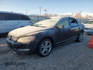 2014 Volkswagen Passat TDI SEL Premium with VIN 1VWCN7A33EC055352, listed as a Copart auction lot 42577415 with 74,448 mi miles and Salvage Title. Bid and sale history available at carsss.com. Image 1.