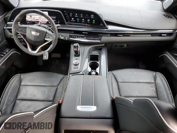 2023 Cadillac Escalade 4WD Sport with VIN 1GYS4FKL0PR211660, listed as a Copart auction lot 53111135 with 26,353 mi miles and Clean title. Bid and sale history available at DreamBid. Image 8.