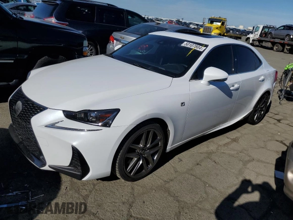 2017 Lexus IS 350 with VIN JTHBE1D25H5029213, listed as a Copart auction lot 50107804 with 62,212 mi miles and Clean Title. Bid and sale history available at DreamBid. Image 1.