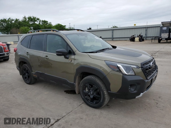 2023 Subaru Forester Wilderness with VIN JF2SKAMC6PH523498, listed as a Copart auction lot 51188855 with 20,521 mi miles and Clean title. Bid and sale history available at DreamBid. Image 4.