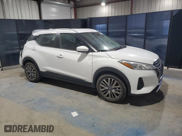 2024 Nissan Kicks SV with VIN 3N1CP5CV9RL549499, listed as a Copart auction lot 53754905 with 21,210 mi miles and Salvage Title. Bid and sale history available at carsss.com. Image 4.