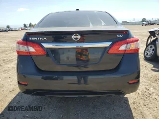 2015 Nissan Sentra SV with VIN 3N1AB7AP0FY212711, listed as a Copart auction lot 52387635 with 153,707 mi miles and Salvage Title. Bid and sale history available at carsss.com. Image 6.