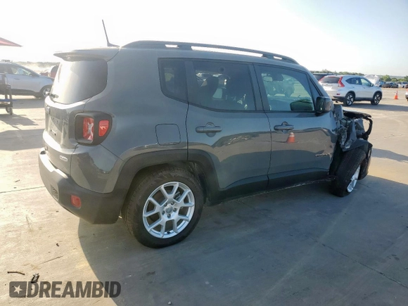 2019 Jeep Renegade Latitude with VIN ZACNJABB7KPK43919, listed as a Copart auction lot 64630125 with 5,193 mi miles and Clean title. Bid and sale history available at DreamBid. Image 3.