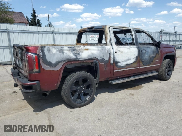 2017 GMC Sierra 1500 Denali with VIN 3GTU2PEJ6HG291147, listed as a Copart auction lot 54593785 with Not Provided miles and Non Repairable. Bid and sale history available at DreamBid. Image 3.