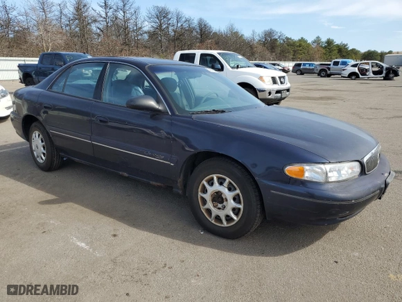 2000 Buick Century Custom with VIN 2G4WS52JXY1316458, listed as a Copart auction lot 52145485 with 0 mi miles and Salvage Title. Bid and sale history available at carsss.com. Image 4.