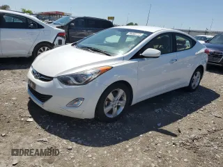 2013 Hyundai Elantra GLS z VIN 5NPDH4AE1DH374119, wystawiony jako Copart lot #56382775 z przebiegiem 118 116 mil mil oraz Szkoda całkowita • Salvage title. Historia ofert i sprzedaży dostępna na DreamBid. Obrazek 1.