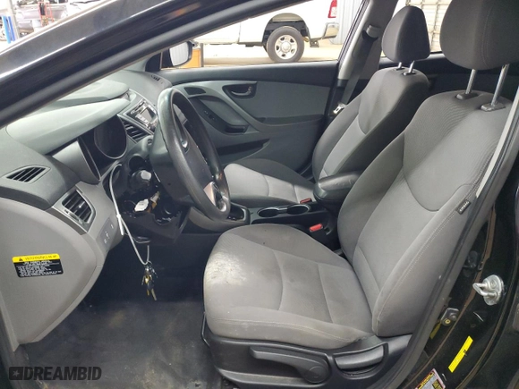2016 Hyundai Elantra Value Edition with VIN KMHDH4AE4GU601616, listed as a Copart auction lot 50981405 with 117,521 mi miles and Salvage Title. Bid and sale history available at carsss.com. Image 7.
