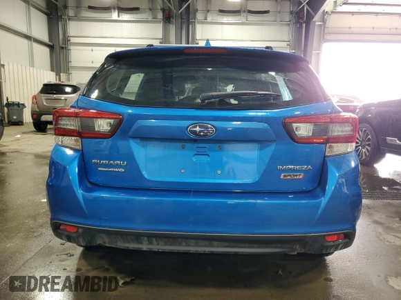 2020 Subaru Impreza Special Sports with VIN 4S3GTAJ67L1722384, listed as a Copart auction lot 82853834 with 82,206 mi miles and Salvage title. Bid and sale history available at DreamBid. Image 6.