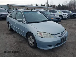 2005 Honda Civic z VIN JHMES96645S010900, wystawiony jako IAAI lot #41603755 z przebiegiem 157 725 mil mil oraz . Historia ofert i sprzedaży dostępna na DreamBid. Obrazek 1.