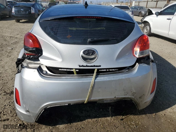 2013 Hyundai Veloster w/Black Int with VIN KMHTC6AD0DU088518, listed as a Copart auction lot 50732385 with 130,395 mi miles and Clean Title. Bid and sale history available at carsss.com. Image 6.