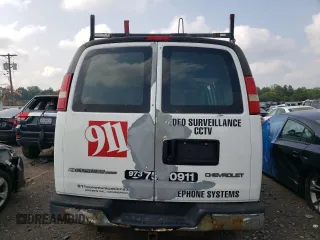 2004 Chevrolet Express Cargo Van with VIN 1GCGG25V341159668, listed as a Copart auction lot 65355864 with Not Provided miles and Salvage Title. Bid and sale history available at carsss.com. Image 6.