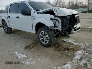 2019 Ford F-150 XL with VIN 1FTEW1E52KKF11344, listed as a Copart auction lot 45634535 with 89,411 mi miles and Salvage Title. Bid and sale history available at carsss.com. Image 10.