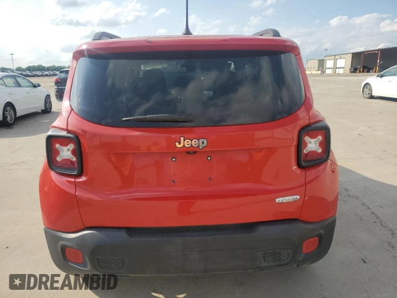 2016 Jeep Renegade Latitude with VIN ZACCJABT8GPE16695, listed as a Copart auction lot 54388225 with 111,093 mi miles and Clean Title. Bid and sale history available at carsss.com. Image 6.