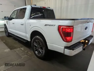 2023 Ford F-150 XL with VIN 1FTEW1C80PFA15858, listed as a IAAI auction lot 42061455 with 23,831 mi miles. Bid and sale history available at carsss.com. Image 1.