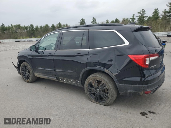 2022 Honda Pilot Special Edition with VIN 5FNYF6H22NB001928, listed as a Copart auction lot 55189035 with 37,354 mi miles and Salvage title. Bid and sale history available at DreamBid. Image 2.
