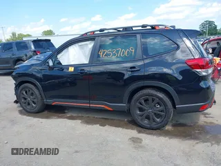 2023 Subaru Forester Special Sports with VIN JF2SKAJC1PH437780, listed as a IAAI auction lot 42537009 with 31,288 mi miles and . Bid and sale history available at DreamBid. Image 14.