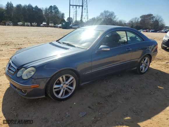 2006 Mercedes-Benz CLK-Class 3.5L with VIN WDBTJ56J86F171686, listed as a Copart auction lot 46519135 with 234,454 mi miles and Salvage Title. Bid and sale history available at carsss.com. Image 1.