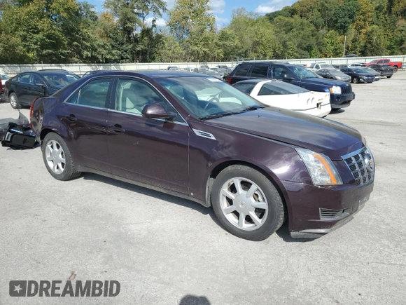 2008 Cadillac CTS AWD w/1SA with VIN 1G6DG577280212801, listed as a Copart auction lot 70036914 with 124,559 mi miles and Salvage Title. Bid and sale history available at carsss.com. Image 4.