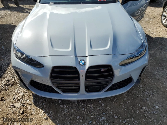 2024 BMW M4 Competition xDrive with VIN WBS33BA00RCP73666, listed as a Copart auction lot 72738944 with 5,609 mi miles and Clean Title. Bid and sale history available at carsss.com. Image 11.