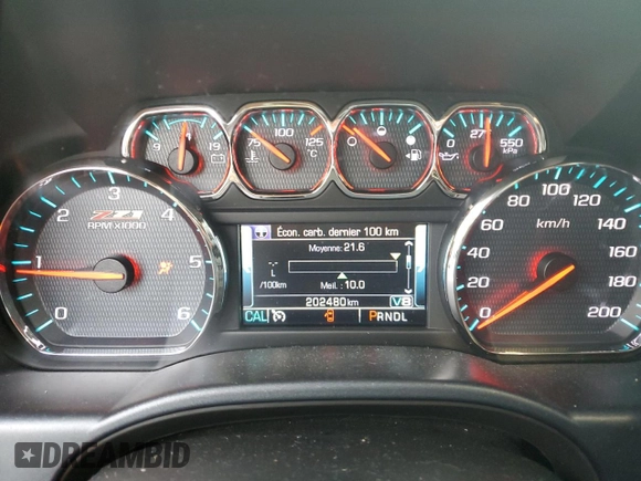 2018 Chevrolet Silverado 1500 LT with VIN 1GCUKREC0JF103260, listed as a Copart auction lot 86962104 with 202,480 mi miles and Salvage Title. Bid and sale history available at DreamBid. Image 9.
