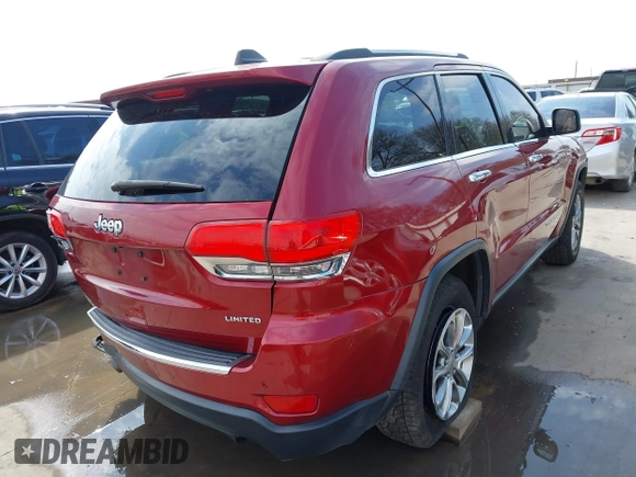 2014 Jeep Grand Cherokee Limited with VIN 1C4RJEBG7EC519984, listed as a IAAI auction lot 41578472 with 96,021 mi miles. Bid and sale history available at carsss.com. Image 4.