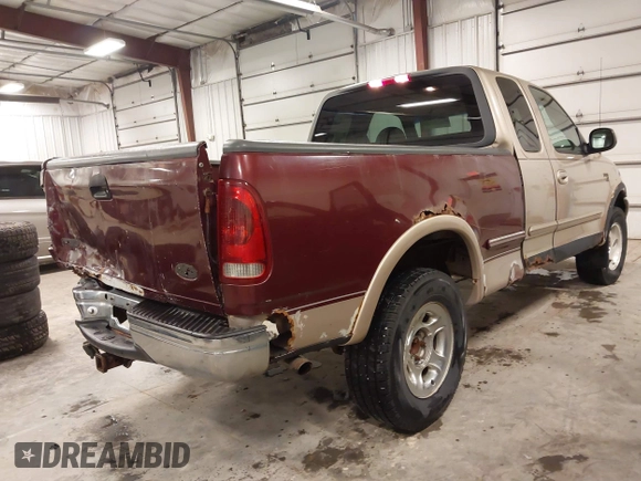 1999 Ford F-150 z VIN 2FTRX18W9XCA83920, wystawiony jako IAAI lot #41875700 z przebiegiem 234 325 mil mil oraz . Historia ofert i sprzedaży dostępna na DreamBid. Obrazek 4.