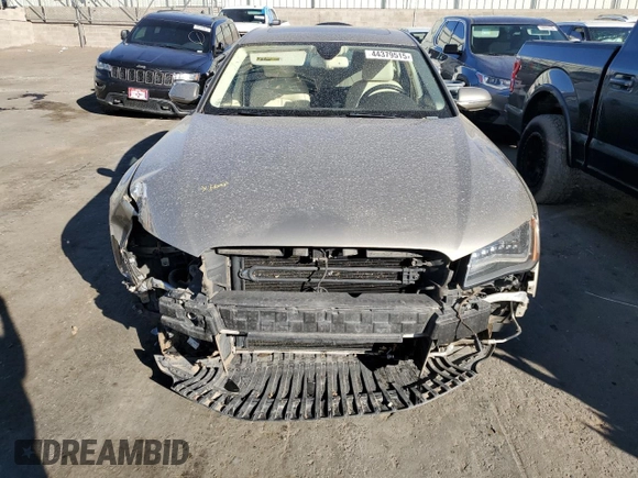 2012 Audi A8 with VIN WAURVAFDXCN001749, listed as a Copart auction lot 44379515 with 169,860 mi miles and Salvage Title. Bid and sale history available at DreamBid. Image 5.