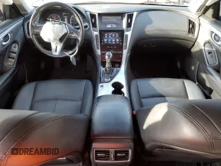 2019 Infiniti Q50 3.0t LUXE with VIN JN1EV7AR0KM593743, listed as a Copart auction lot 83748304 with 70,650 mi miles and Salvage Title. Bid and sale history available at carsss.com. Image 8.