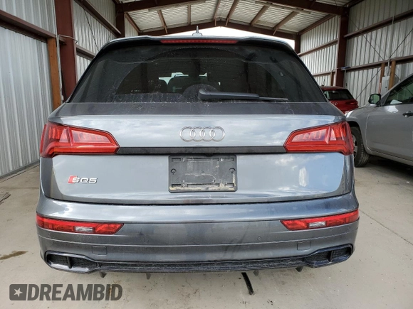 2020 Audi SQ5 Premium Plus with VIN WA1B4AFY6L2122915, listed as a Copart auction lot 69283953 with 21,255 mi miles. Bid and sale history available at carsss.com. Image 6.