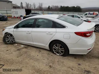 2017 Hyundai Sonata 2.4L with VIN 5NPE24AF1HH583896, listed as a Copart auction lot 48789575 with 127,197 mi miles and Salvage Title. Bid and sale history available at carsss.com. Image 2.