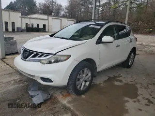 2012 Nissan Murano SL with VIN JN8AZ1MU8CW101614, listed as a Copart auction lot 45948485 with 128,066 mi miles and Salvage Title. Bid and sale history available at carsss.com. Image 1.