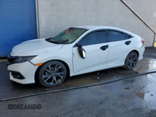 2020 Honda Civic Sedan Sport with VIN 2HGFC2F81LH578717, listed as a Copart auction lot 76535584 with Not Provided miles and Salvage Title. Bid and sale history available at carsss.com. Image 1.