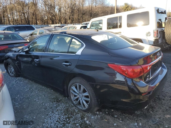 2014 Infiniti Q50 with VIN JN1BV7AR8EM701775, listed as a Copart auction lot 88372395 with 103,785 mi miles and Clean Title. Bid and sale history available at carsss.com. Image 2.
